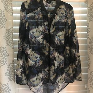 Mossimo Floral Blouse